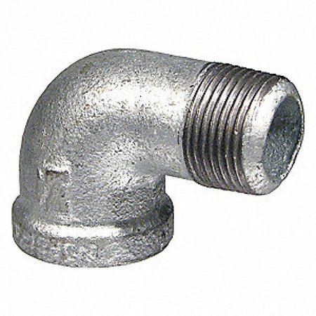 AMERICAN IMAGINATIONS 2 in. x 2 in. Galvanized 90 Street Elbow AI-35688